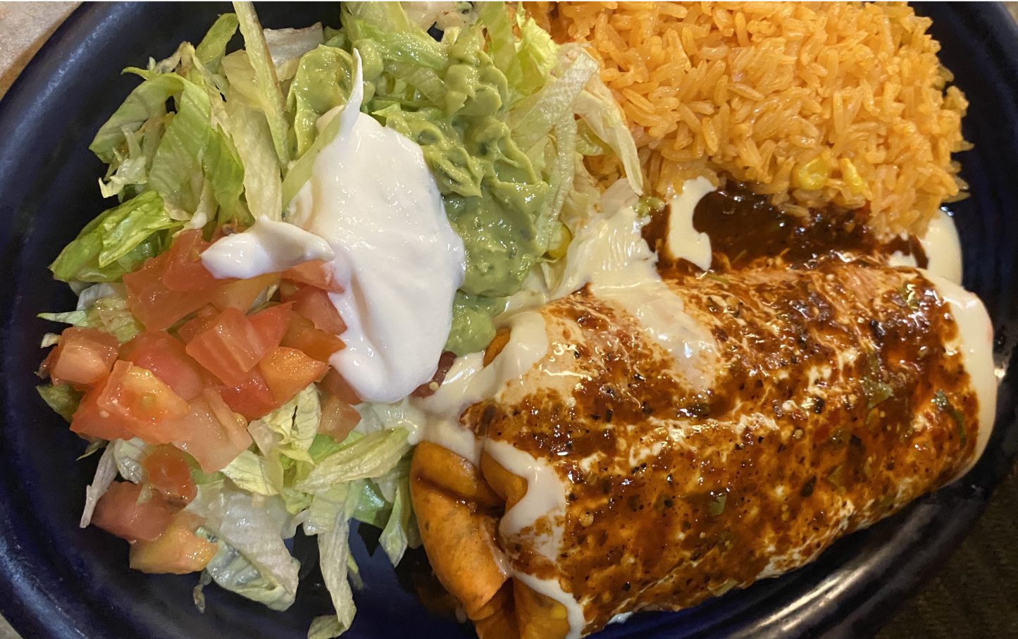 Shrimp Chimichanga