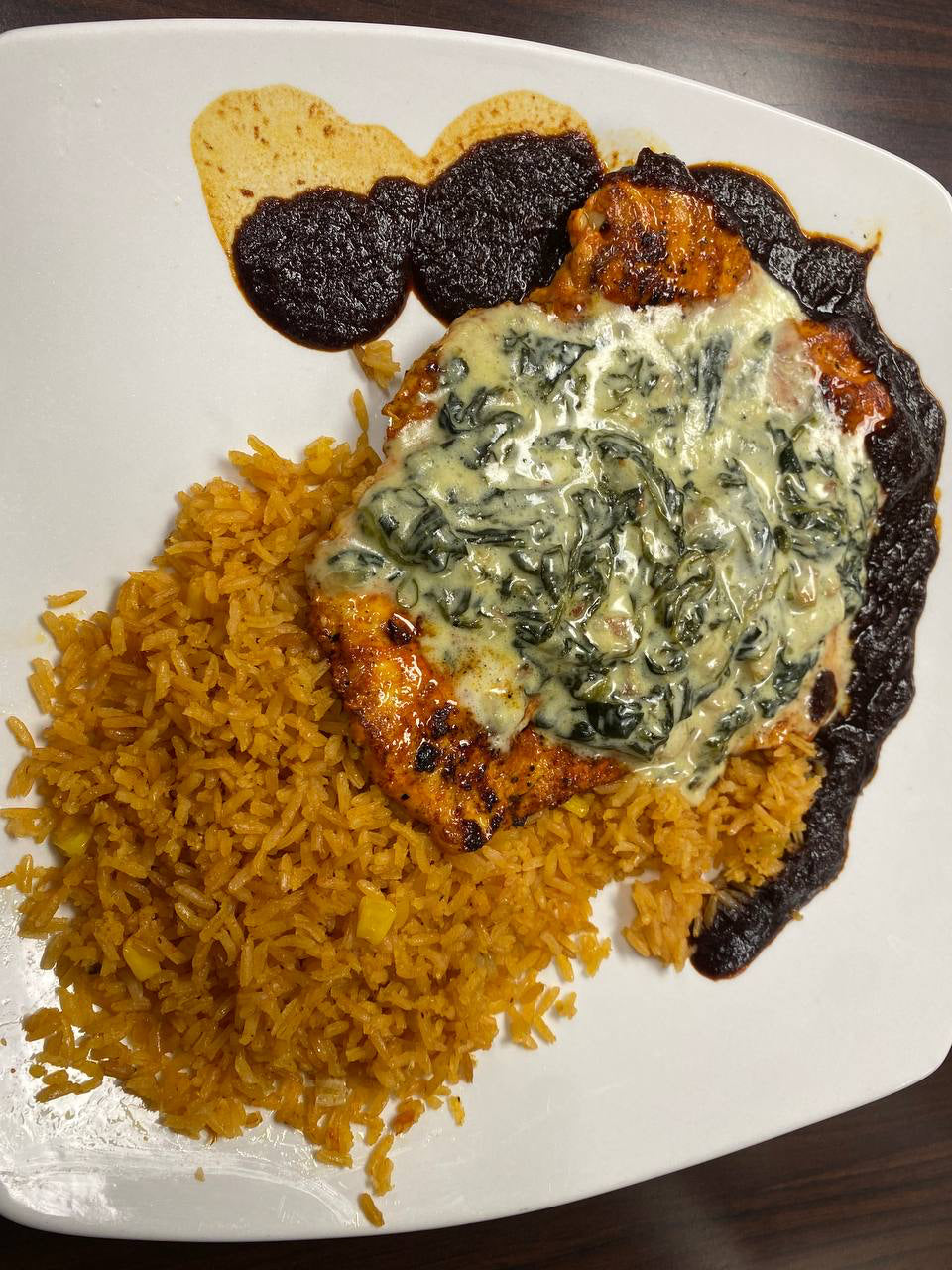 Pollo with Spinach